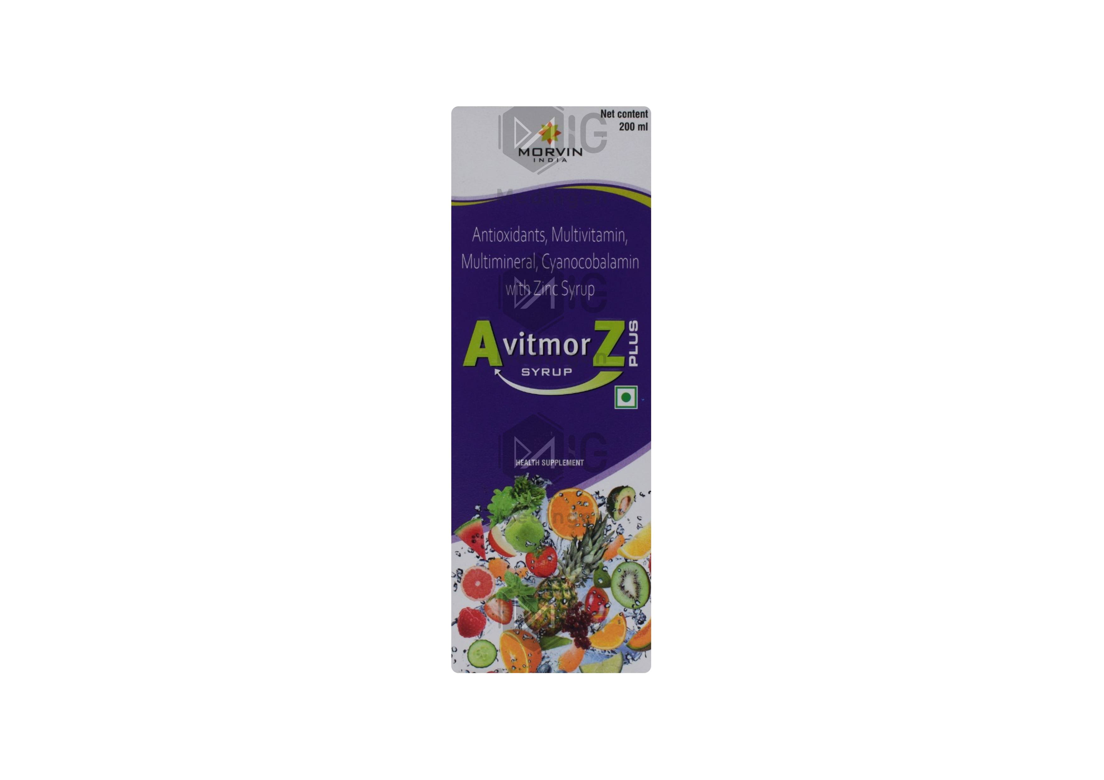 A VITMOR Z SYRUP PLUS